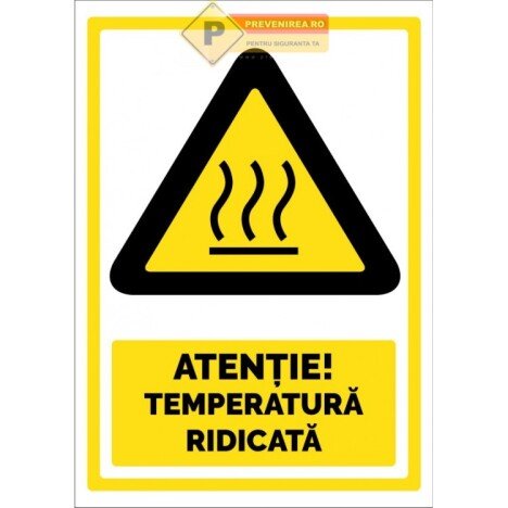 Indicator pentru temperatura ridicata